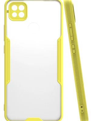 Newface Xiaomi Redmi 9C Kılıf Platin Silikon - Sarı