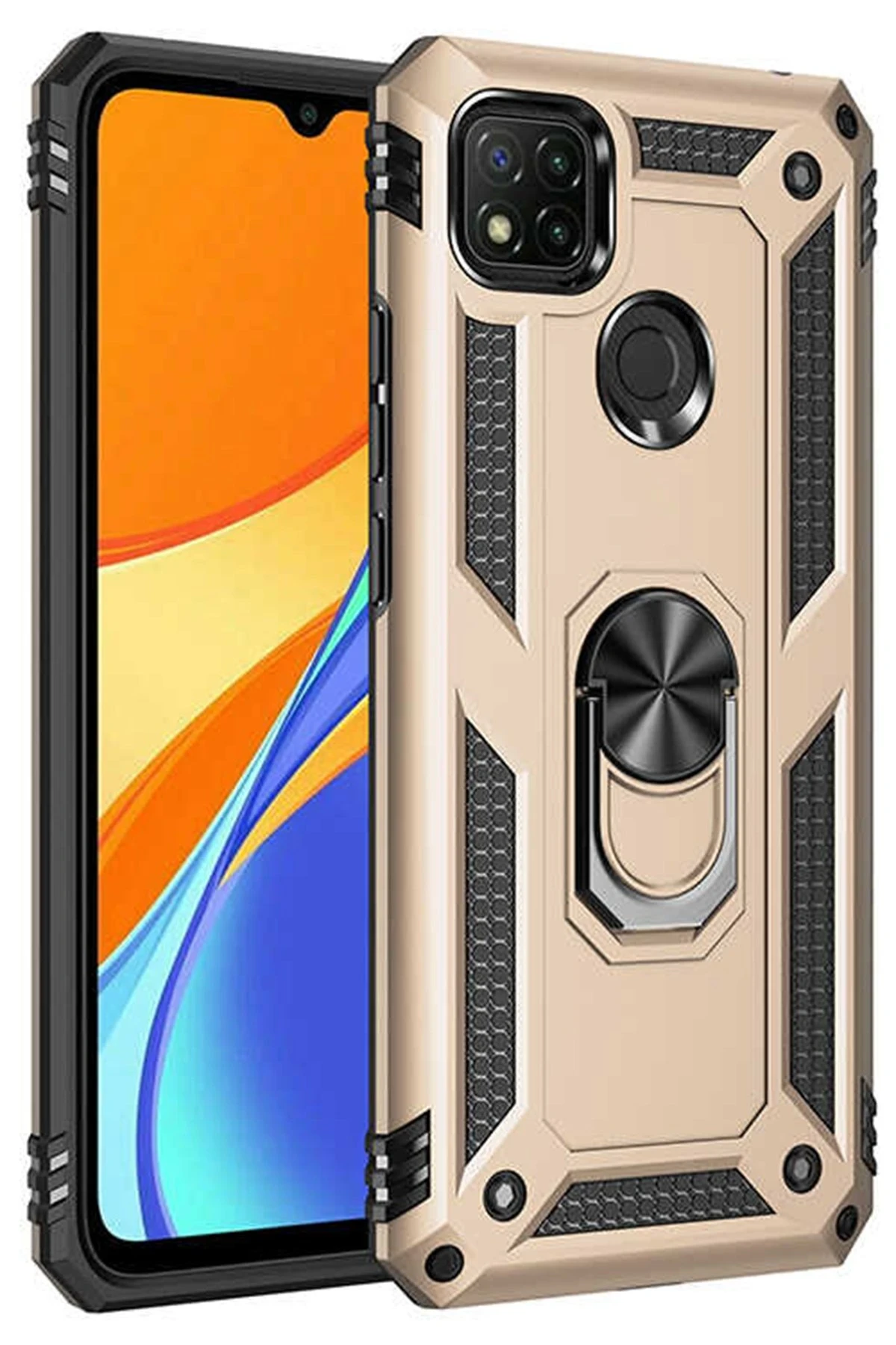 newface-xiaomi-redmi-9c-kilif-sofya-yuzuklu-silikon-kapak-gold-default.webp Newface Xiaomi Redmi 9C Kılıf Sofya Yüzüklü Silikon Kapak - Gold - Görsel 1