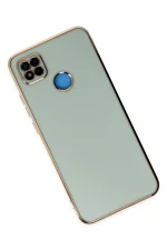 Newface Xiaomi Redmi 9C Kılıf Volet Silikon - Açık Yeşil - Görsel 3
