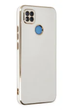 Newface Xiaomi Redmi 9C Kılıf Volet Silikon - Beyaz