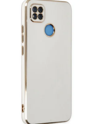 Newface Xiaomi Redmi 9C Kılıf Volet Silikon - Beyaz