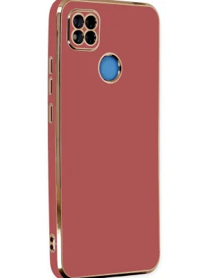 Newface Xiaomi Redmi 9C Kılıf Volet Silikon - Kırmızı