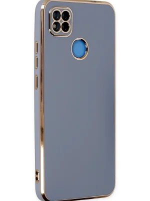 Newface Xiaomi Redmi 9C Kılıf Volet Silikon - Mavi