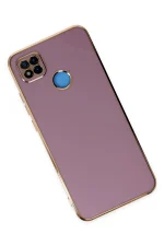 Newface Xiaomi Redmi 9C Kılıf Volet Silikon - Mor - Görsel 3