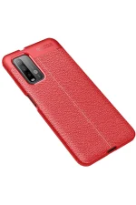 Newface Xiaomi Redmi 9T Kılıf Auto Focus Kapak - Kırmızı - Görsel 2