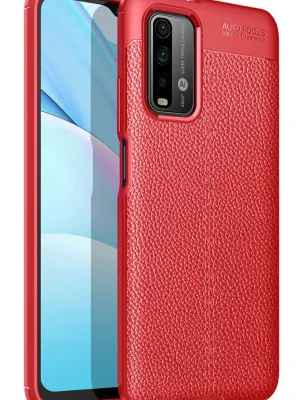 Newface Xiaomi Redmi 9T Kılıf Auto Focus Kapak - Kırmızı