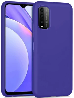 Newface Xiaomi Redmi 9T Kılıf Nano içi Kadife Silikon - Mor