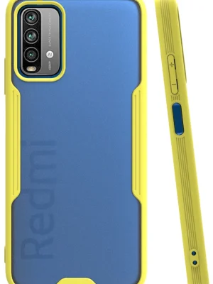 Newface Xiaomi Redmi 9T Kılıf Platin Silikon - Sarı