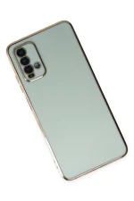 Newface Xiaomi Redmi 9T Kılıf Volet Silikon - Açık Yeşil - Görsel 3