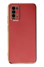 Newface Xiaomi Redmi 9T Kılıf Volet Silikon - Kırmızı - Görsel 2