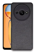 Newface Xiaomi Redmi A3 4G Kılıf Aras Deri Kapak - Siyah