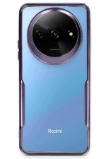 Newface Xiaomi Redmi A3 4G Kılıf Boyi Silikon Kapak - Derin Mor