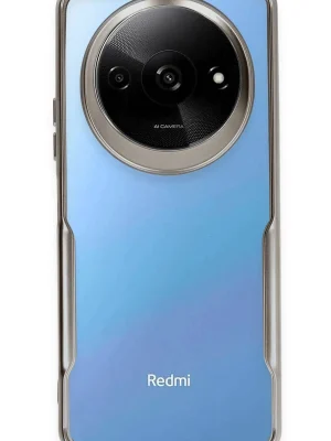 Newface Xiaomi Redmi A3 4G Kılıf Boyi Silikon Kapak - Titan Gri