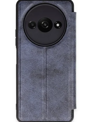 Newface Xiaomi Redmi A3 4G Kılıf Flip Cover - Lacivert