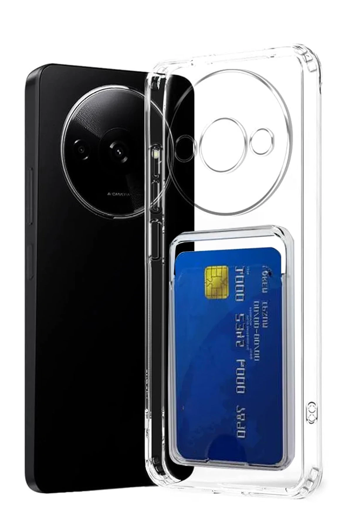 newface-xiaomi-redmi-a3-4g-kilif-kart-seffaf-silikon-seffaf-default.webp Newface Xiaomi Redmi A3 4G Kılıf Kart Şeffaf Silikon - Şeffaf - Görsel 1