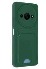 Newface Xiaomi Redmi A3 4G Kılıf Kelvin Kartvizitli Silikon - Koyu Yeşil - Görsel 2