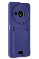 Newface Xiaomi Redmi A3 4G Kılıf Kelvin Kartvizitli Silikon - Lacivert - Görsel 2