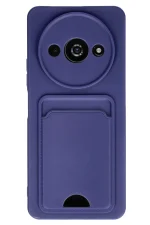 Newface Xiaomi Redmi A3 4G Kılıf Kelvin Kartvizitli Silikon - Lacivert