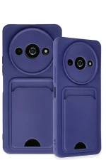 Newface Xiaomi Redmi A3 4G Kılıf Kelvin Kartvizitli Silikon - Lacivert - Görsel 3