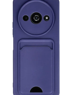 Newface Xiaomi Redmi A3 4G Kılıf Kelvin Kartvizitli Silikon - Lacivert