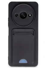 Newface Xiaomi Redmi A3 4G Kılıf Kelvin Kartvizitli Silikon - Siyah