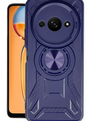 Newface Xiaomi Redmi A3 4G Kılıf Lincoln Silikon - Lacivert