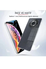 Newface Xiaomi Redmi A3 4G Kılıf Lüx Şeffaf Silikon - Görsel 3