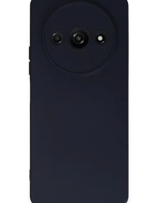 Newface Xiaomi Redmi A3 4G Kılıf Nano içi Kadife Silikon - Lacivert