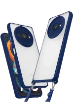 Newface Xiaomi Redmi A3 4G Kılıf Penta Silikon Kılıf - Lacivert