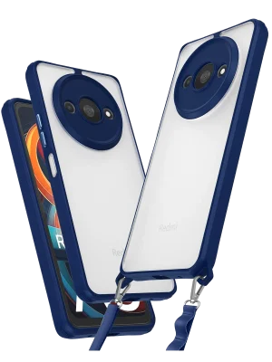 Newface Xiaomi Redmi A3 4G Kılıf Penta Silikon Kılıf - Lacivert