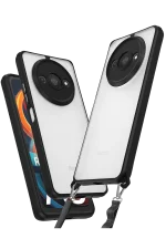 Newface Xiaomi Redmi A3 4G Kılıf Penta Silikon Kılıf - Siyah