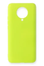 Newface Xiaomi Redmi K30 Pro Kılıf Nano içi Kadife Silikon - Sarı - Görsel 2