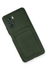 Newface Xiaomi Redmi K40 Pro Kılıf Kelvin Kartvizitli Silikon - Koyu Yeşil - Görsel 2