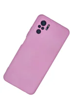 Newface Xiaomi Redmi Note 10 Kılıf Nano içi Kadife Silikon - Pembe - Görsel 2