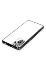 Newface Xiaomi Redmi Note 10 Kılıf Razer Lensli Silikon - Siyah - Görsel 3