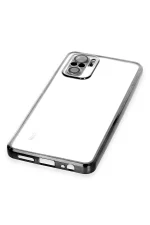 Newface Xiaomi Redmi Note 10 Kılıf Razer Lensli Silikon - Siyah - Görsel 4