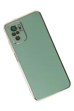 Newface Xiaomi Redmi Note 10 Kılıf Volet Silikon - Açık Yeşil - Görsel 3