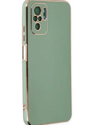 Newface Xiaomi Redmi Note 10 Kılıf Volet Silikon - Açık Yeşil