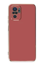 Newface Xiaomi Redmi Note 10 Kılıf Volet Silikon - Kırmızı - Görsel 2