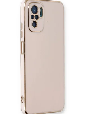 Newface Xiaomi Redmi Note 10 Kılıf Volet Silikon - Pembe