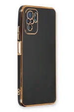 Newface Xiaomi Redmi Note 10 Kılıf Volet Silikon - Siyah