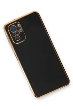Newface Xiaomi Redmi Note 10 Kılıf Volet Silikon - Siyah - Görsel 3