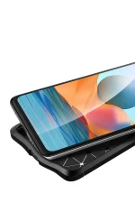 Newface Xiaomi Redmi Note 10 Pro Kılıf Auto Focus Kapak - Kırmızı - Görsel 3