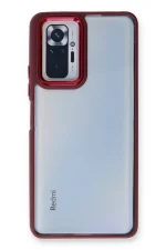 Newface Xiaomi Redmi Note 10 Pro Kılıf Dora Kapak - Kırmızı - Görsel 2