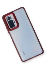 Newface Xiaomi Redmi Note 10 Pro Kılıf Dora Kapak - Kırmızı - Görsel 3