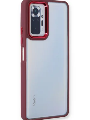 Newface Xiaomi Redmi Note 10 Pro Kılıf Dora Kapak - Kırmızı