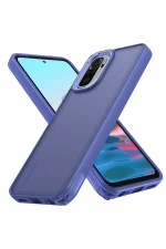 Newface Xiaomi Redmi Note 10 Pro Kılıf Elegant Kapak - Açık Mavi