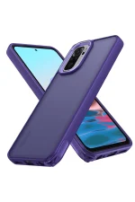 Newface Xiaomi Redmi Note 10 Pro Kılıf Elegant Kapak - Derin Mor