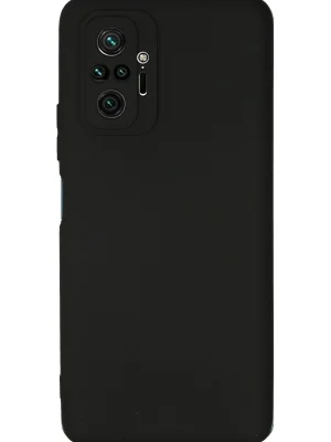Newface Xiaomi Redmi Note 10 Pro Kılıf First Silikon - Siyah