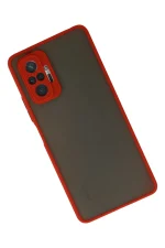Newface Xiaomi Redmi Note 10 Pro Kılıf Montreal Silikon Kapak - Kırmızı - Görsel 2